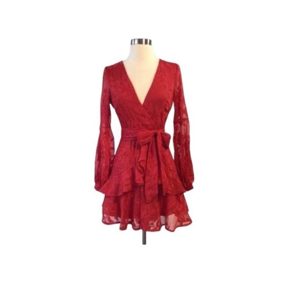 Hello Molly I Heard a Rumor Dress in Cherry Red Size 2 - Picture 2 of 11